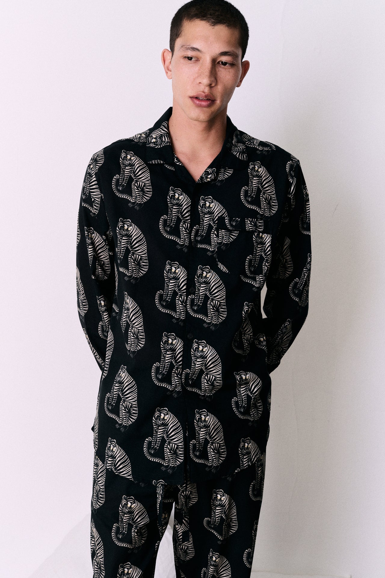 Men’s 402 Long Pyjama Set Sansindo Navy