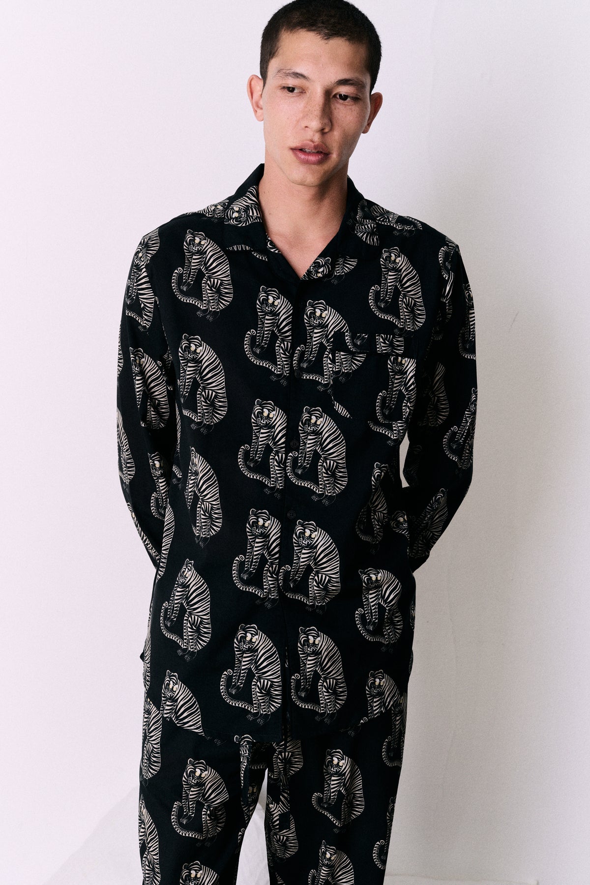 Men’s 402 Long Pyjama Set Sansindo Navy