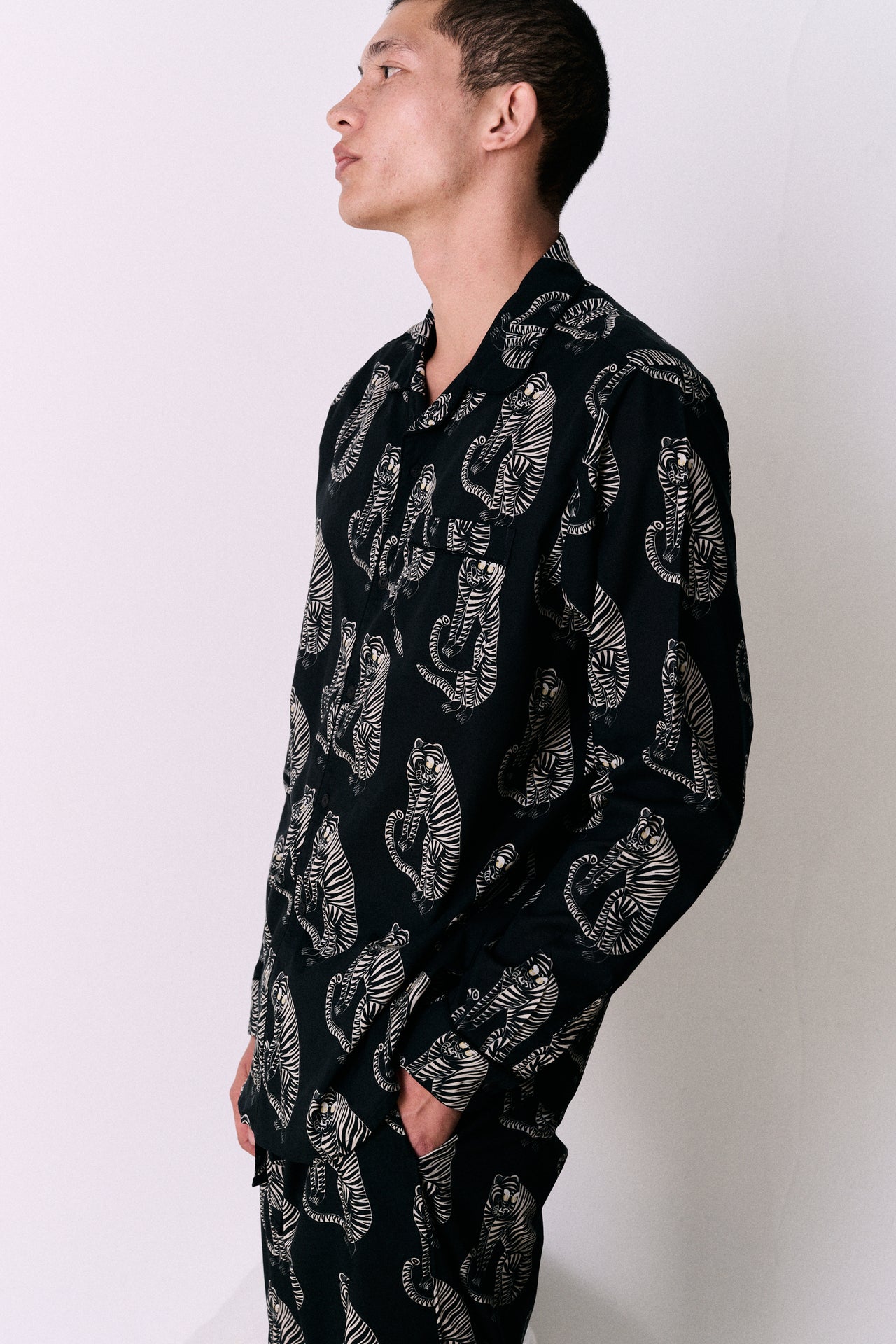 Men’s 402 Long Pyjama Set Sansindo Navy