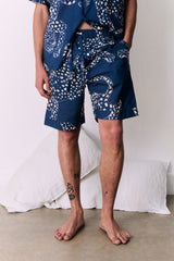 Men’s Pyjama Shorts The Jag Print Blue