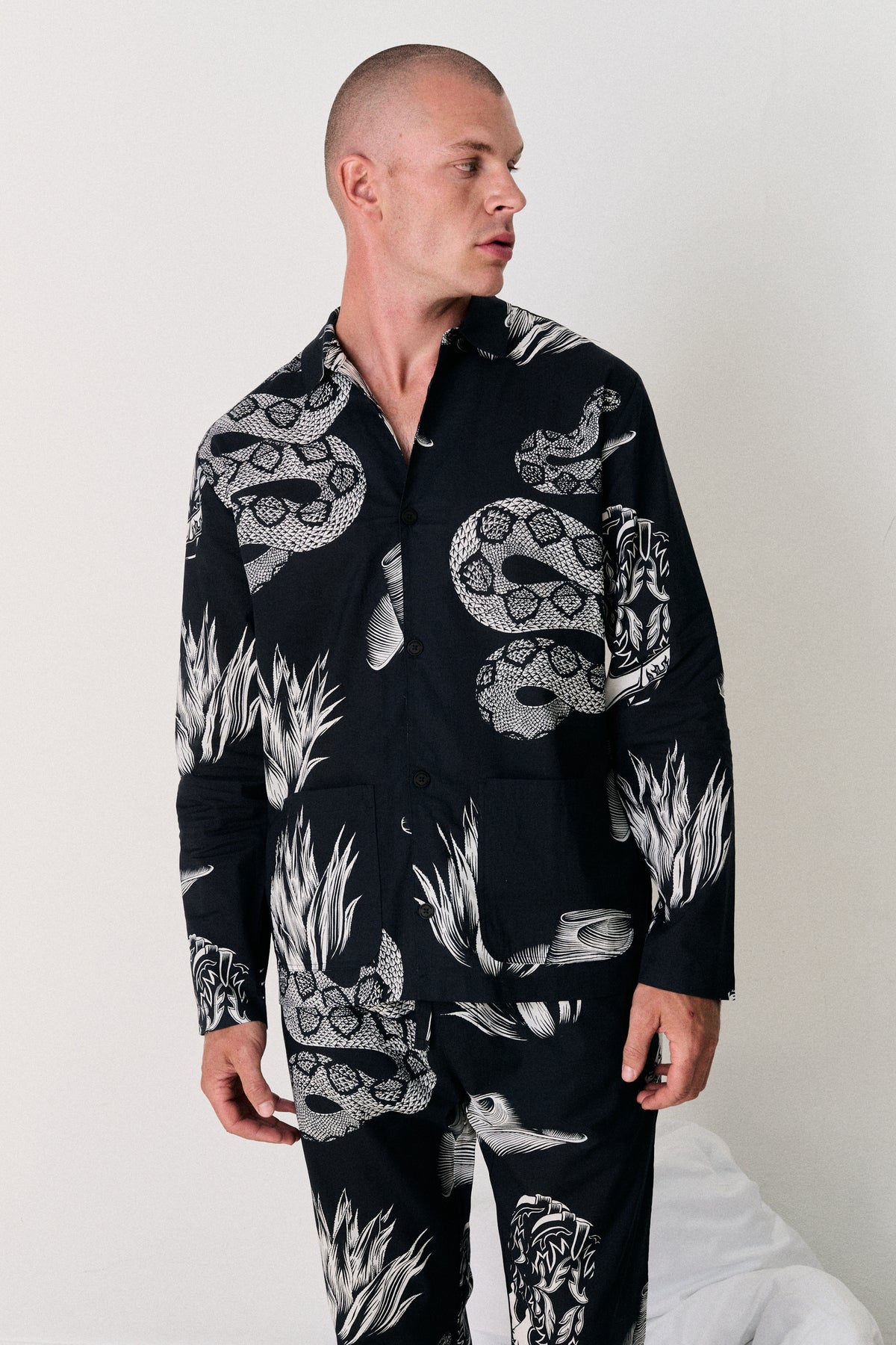 Mens Pocket Set Wild Icons Navy