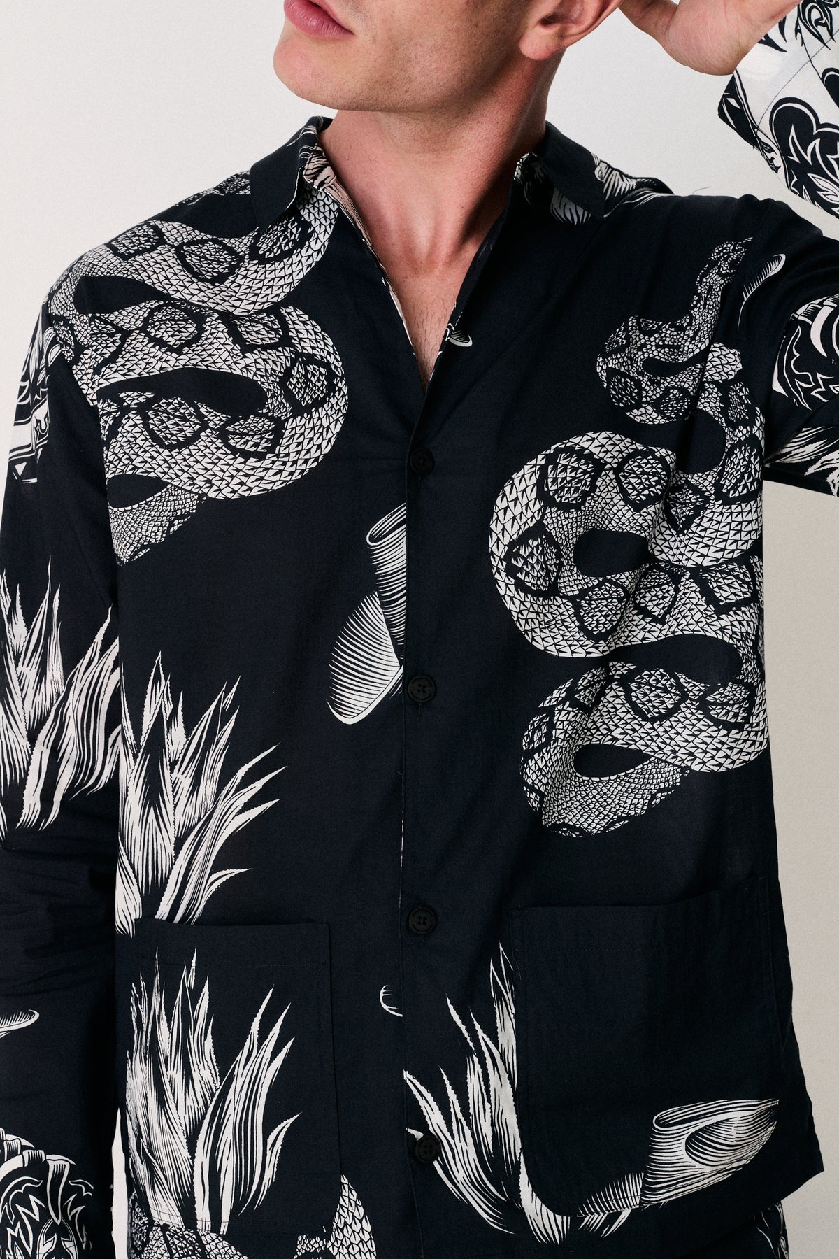 Mens Pocket Set Wild Icons Navy
