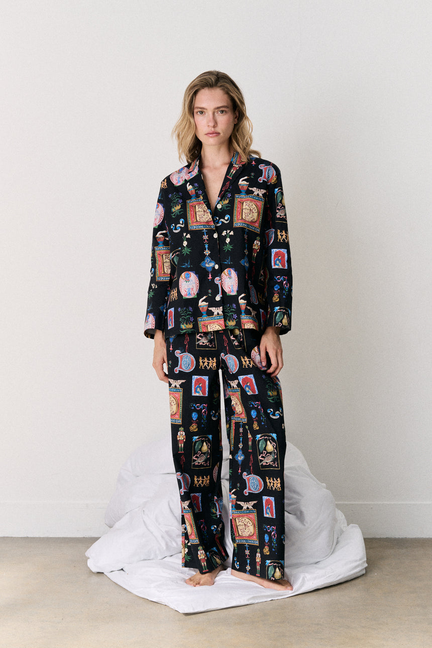 402 Long Pyjama Set 12 Days of Christmas