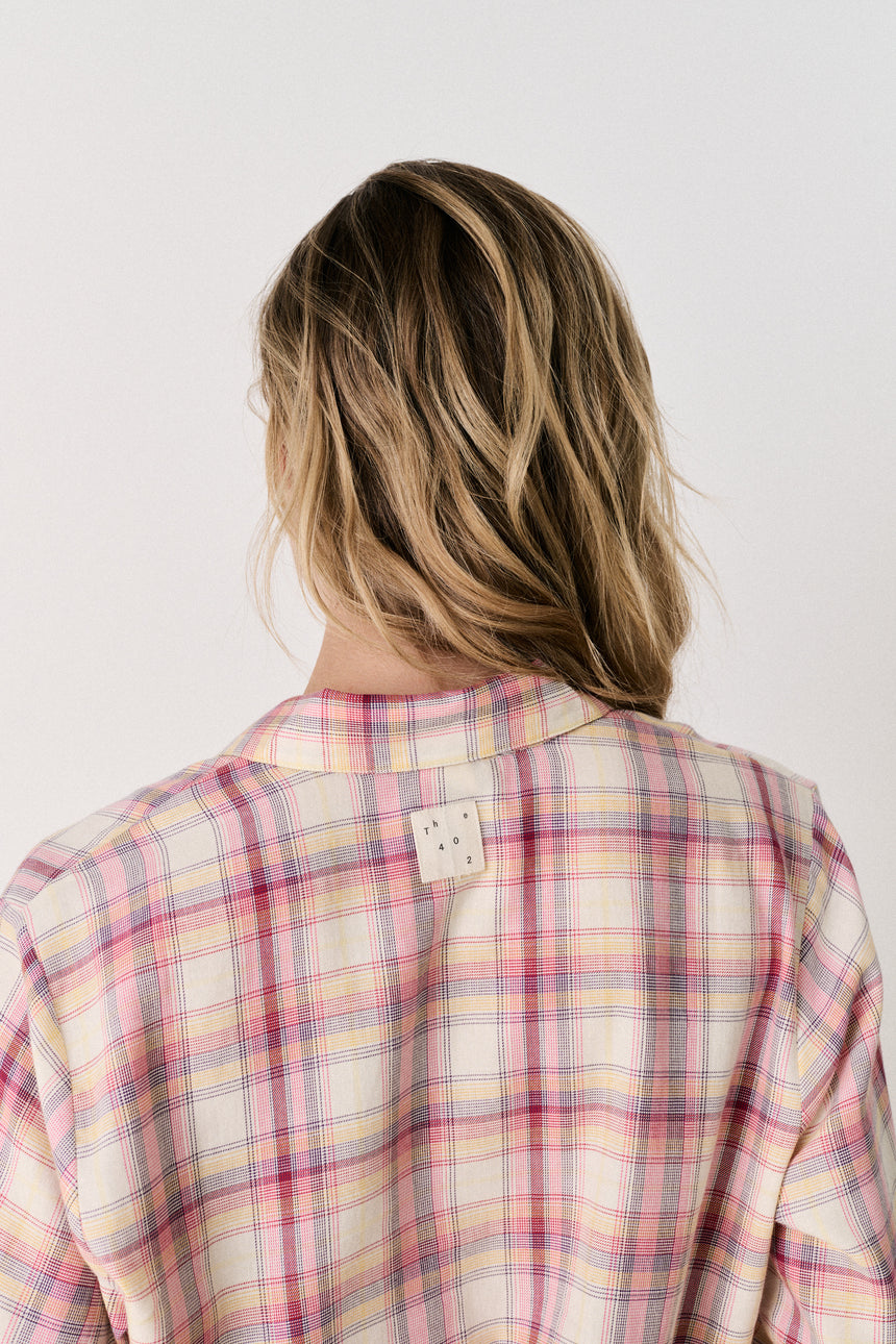 402 Shirt Woven Check Cream/Multi