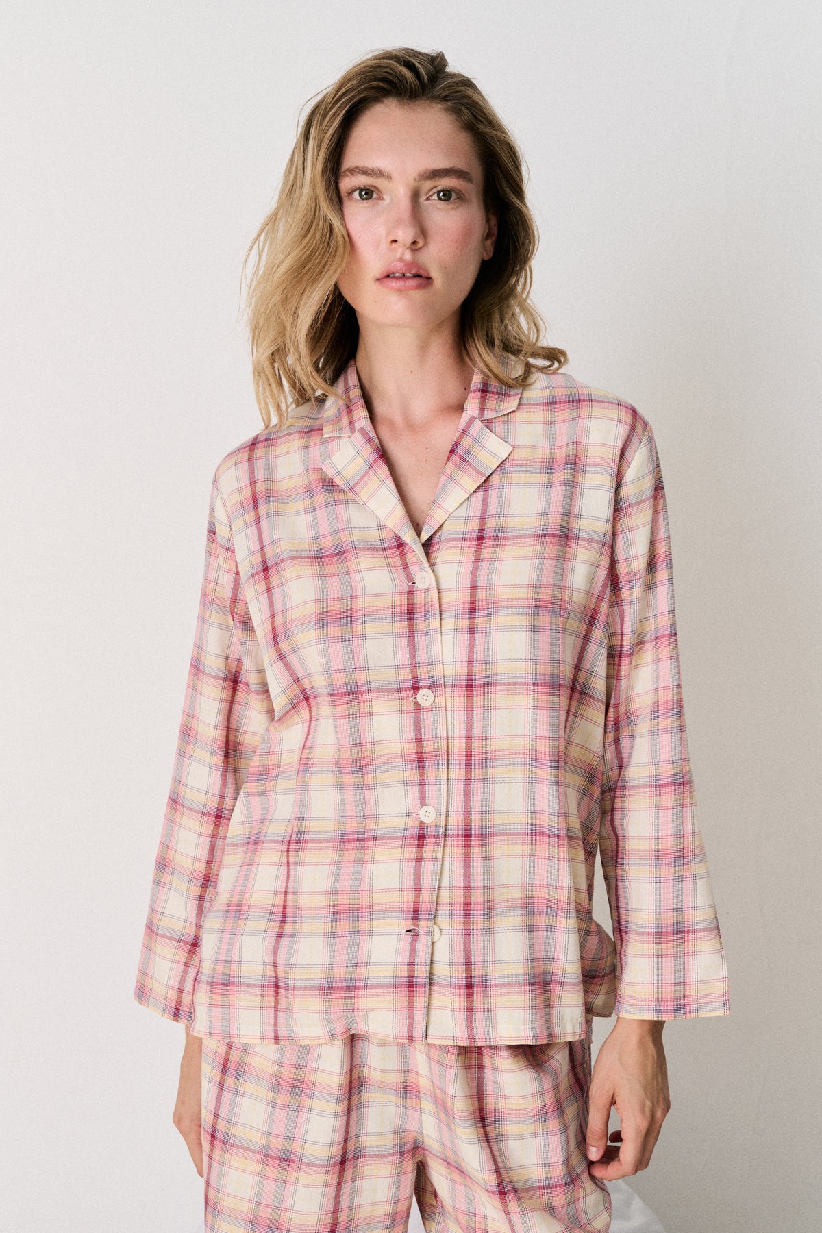 402 Shirt Woven Check Cream/Multi