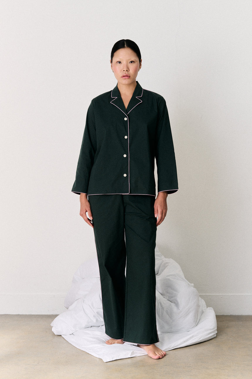 402 Long Pyjama Set Green