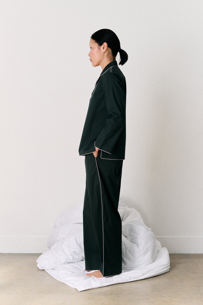 402 Long Pyjama Set Green