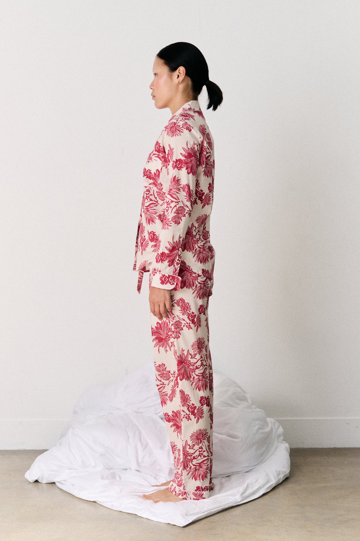 Long Set Night Bloom Red/Pink