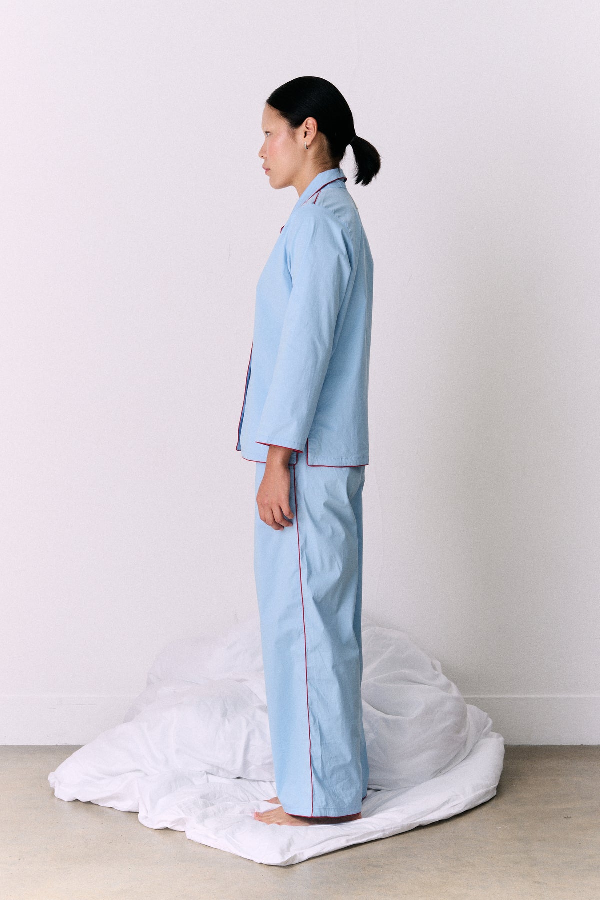 402 Long Pyjama Set Blue