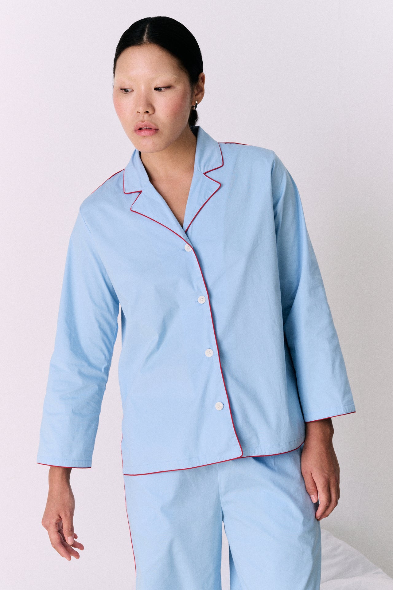 402 Long Pyjama Set Blue