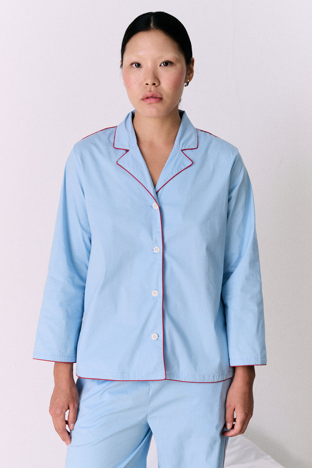 402 Long Pyjama Set Blue