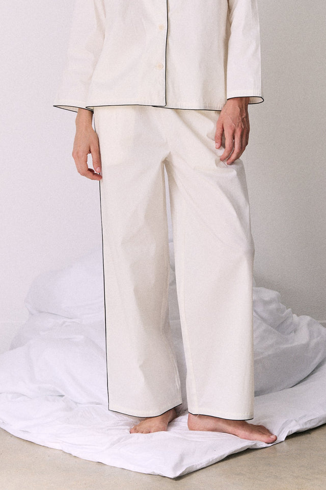 402 Long Pyjama Set Cream