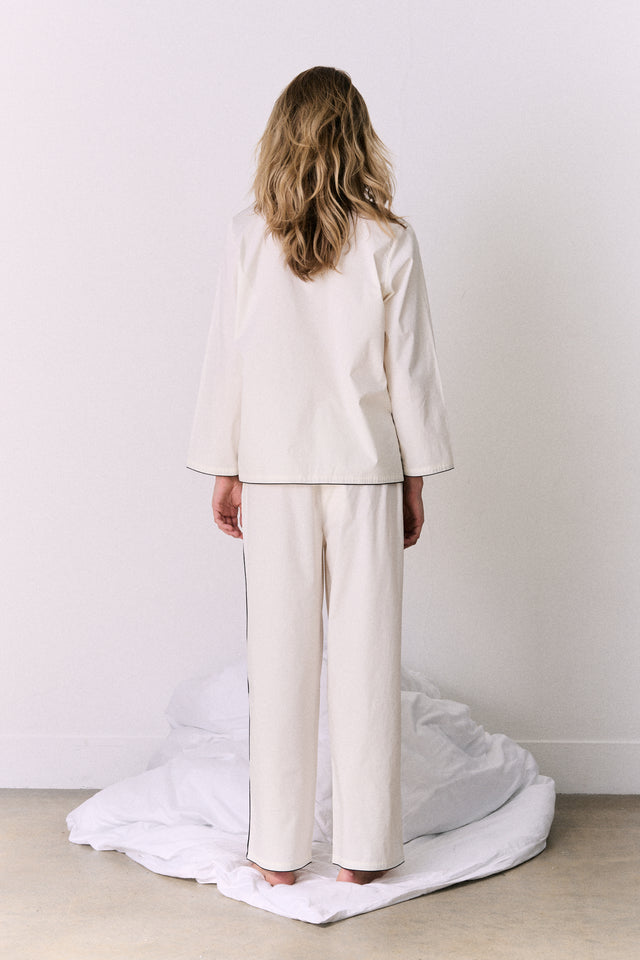 402 Trousers Cream