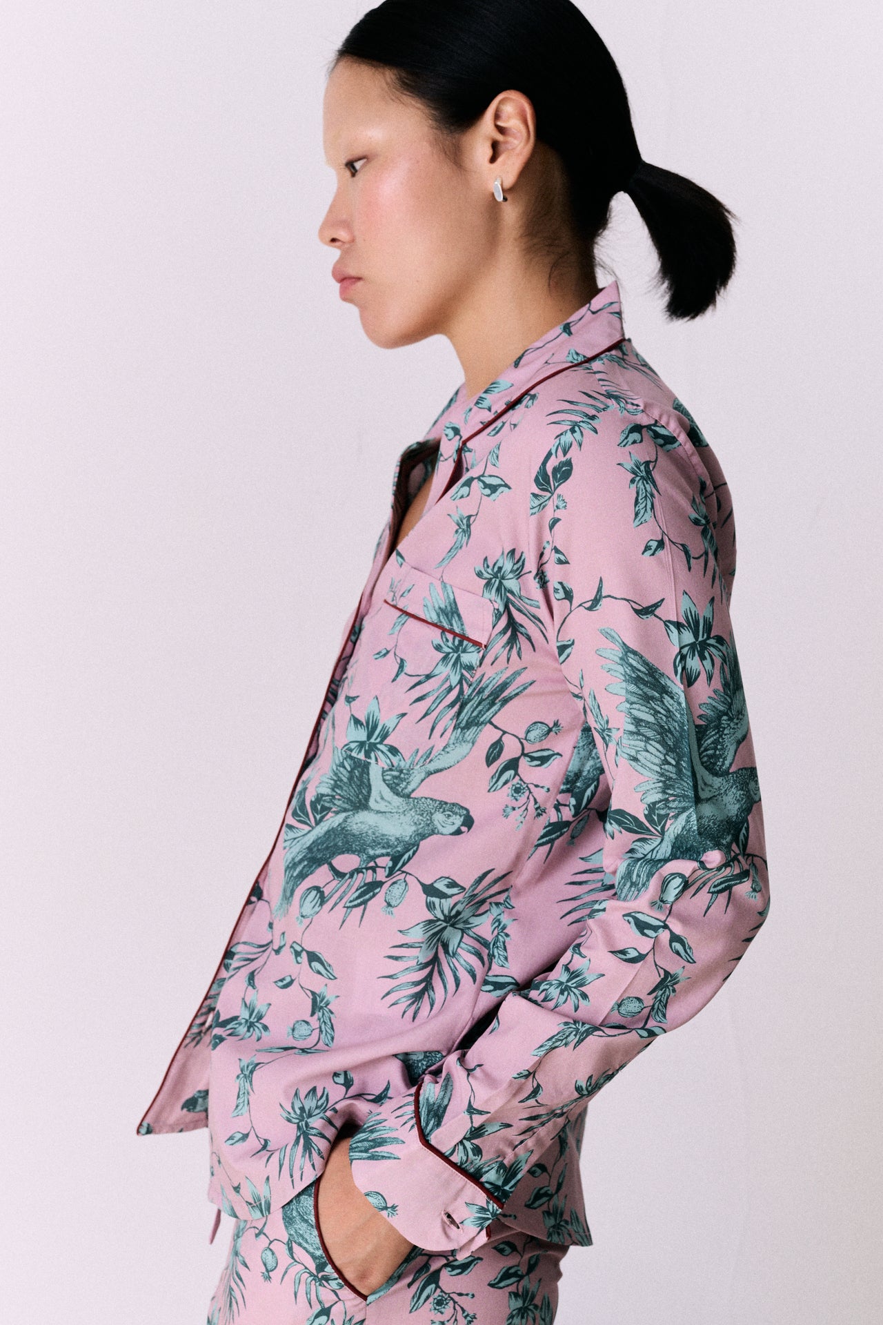 Long Pyjama Set The Bromley Parrot Pink/Blue