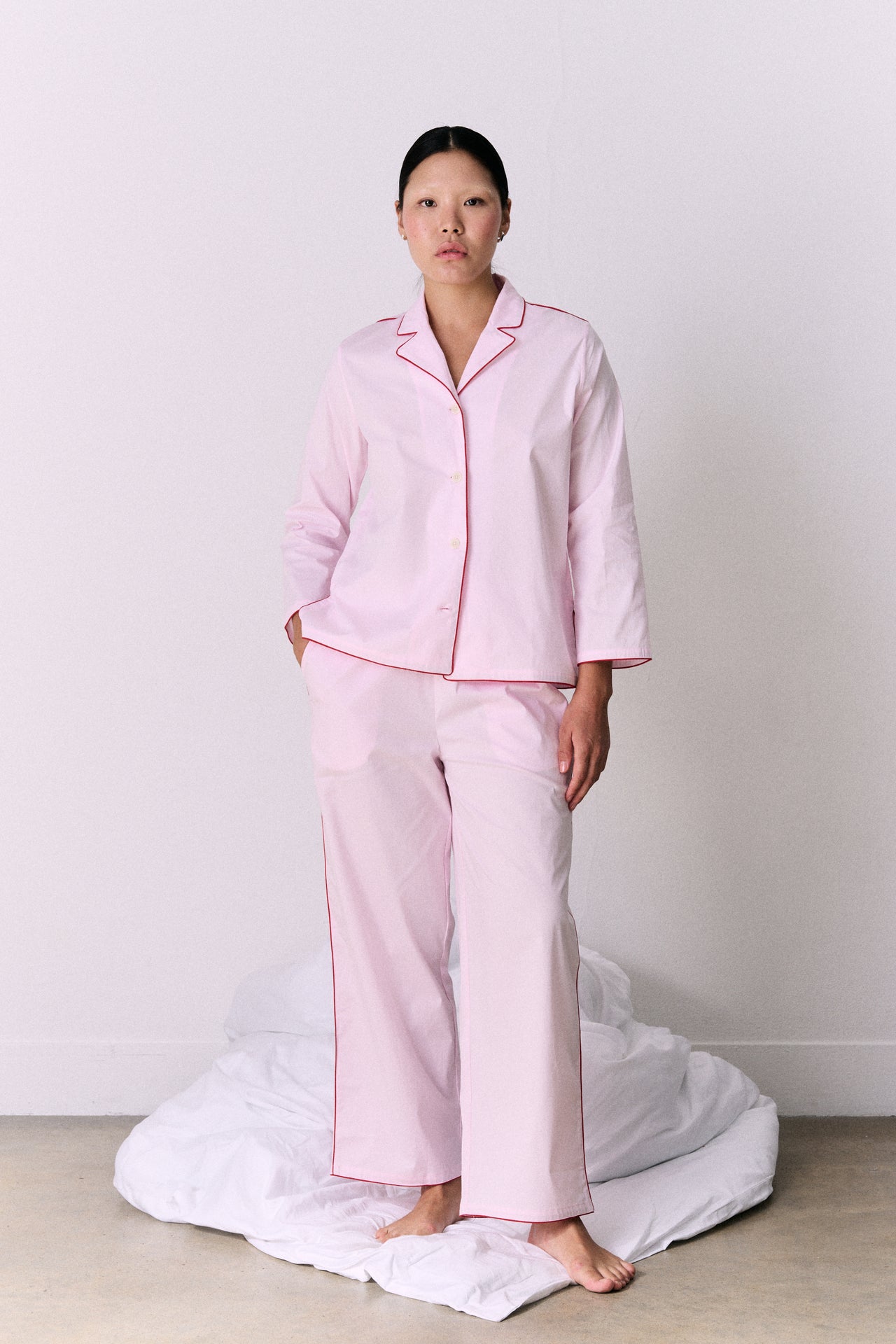 402 Long Pyjama Set Pink