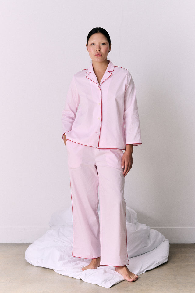 402 Long Pyjama Set Pink