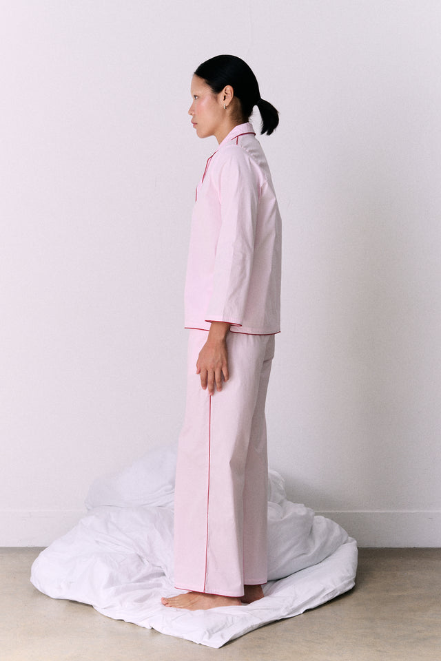 402 Long Pyjama Set Pink