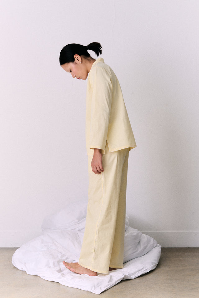 402 Long Pyjama Set Yellow