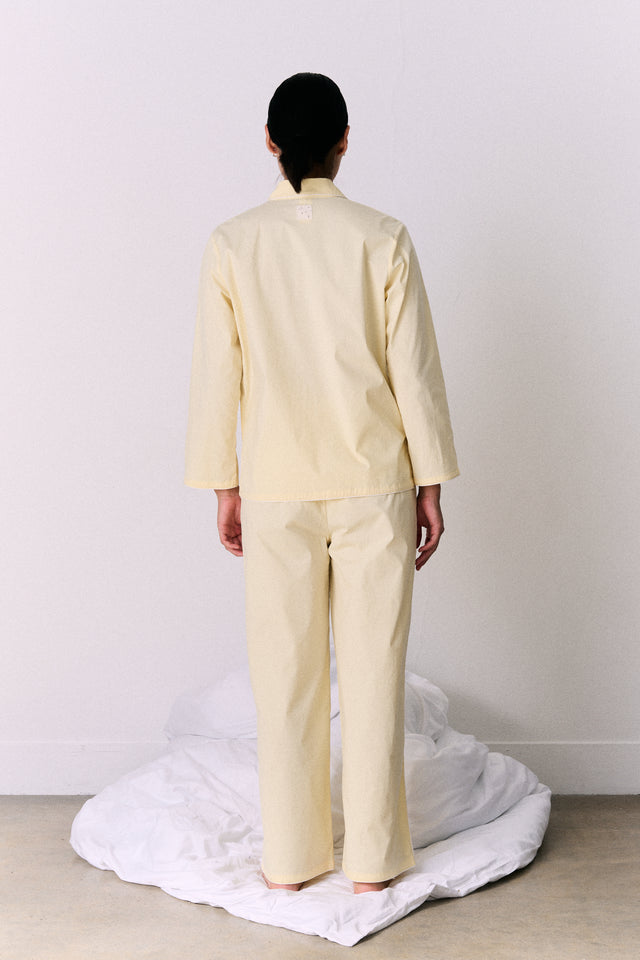 402 Long Pyjama Set Yellow