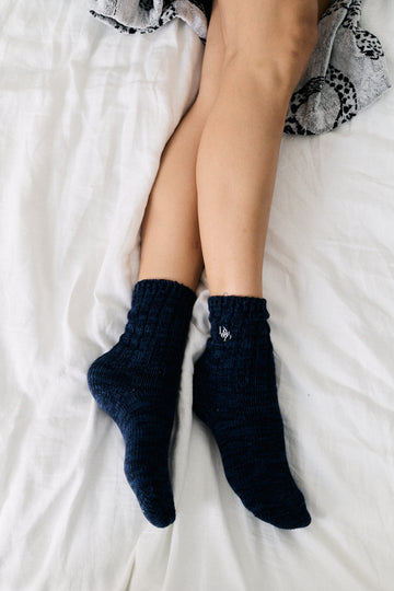 Womens Really Warm Socks Midnight