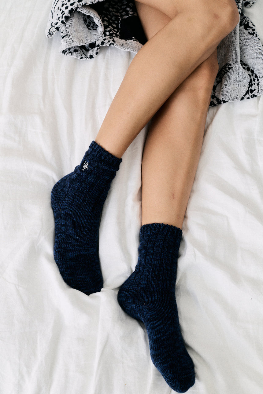 Womens Really Warm Socks Midnight