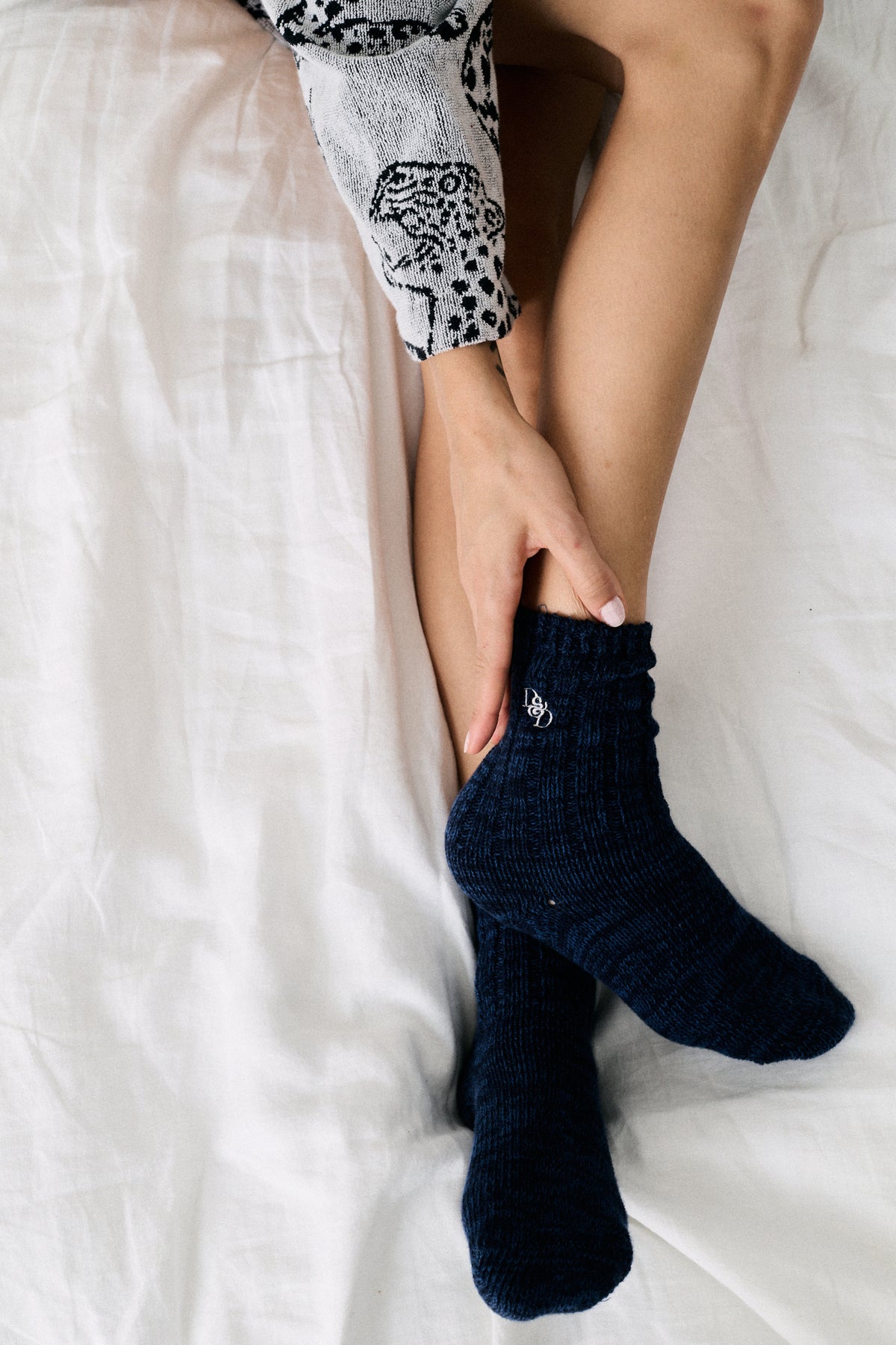 Womens Really Warm Socks Midnight
