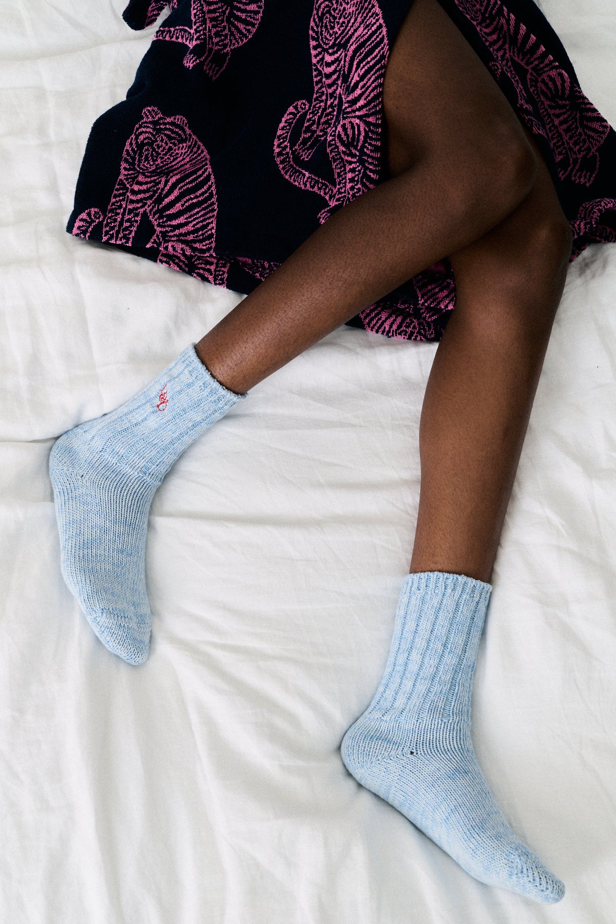Womens Really Warm Socks Blue