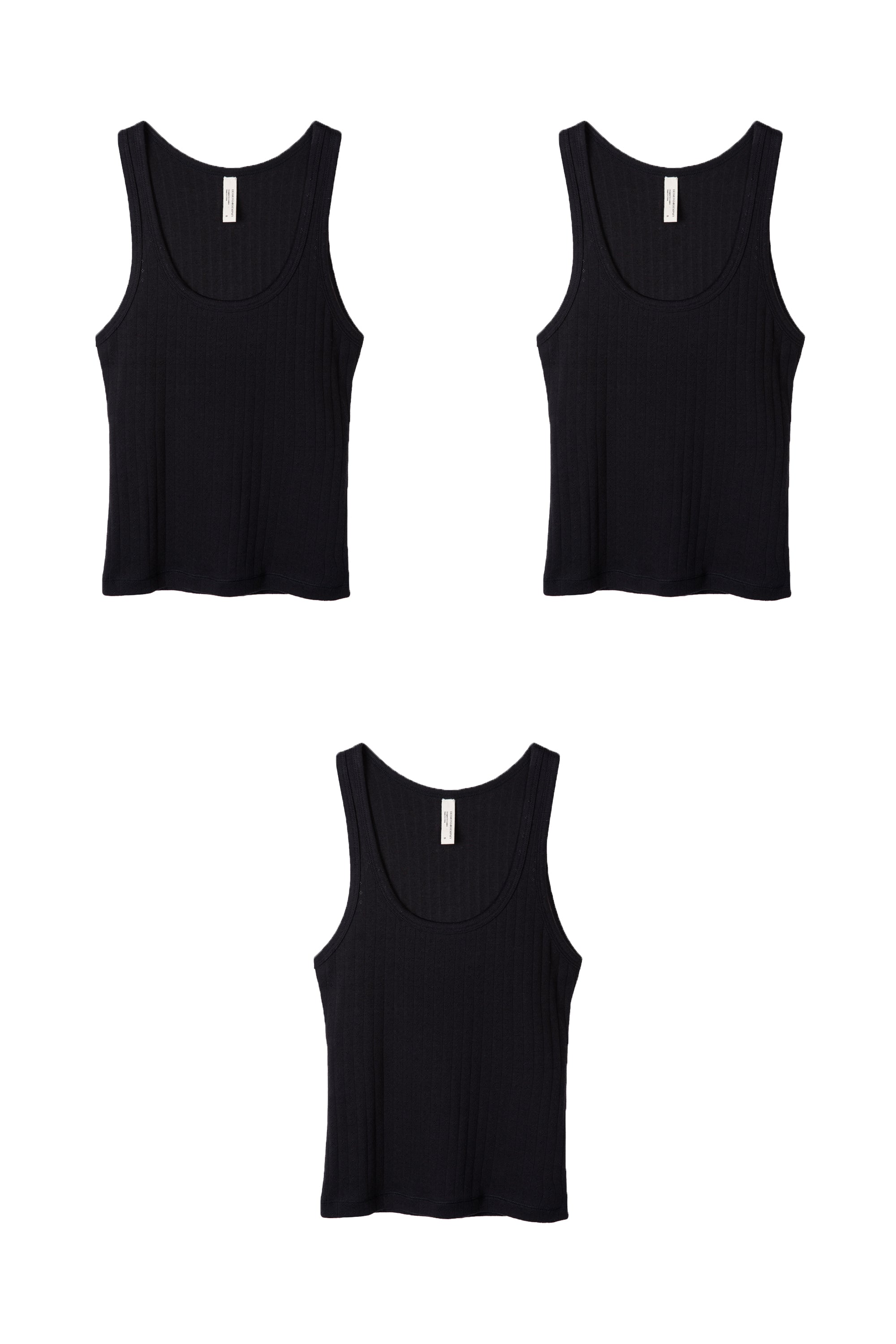 Pointelle Tank Top Set Three