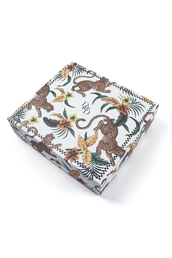 Tank Top & Shorts Set Black/The Jag Print Cream Packaging