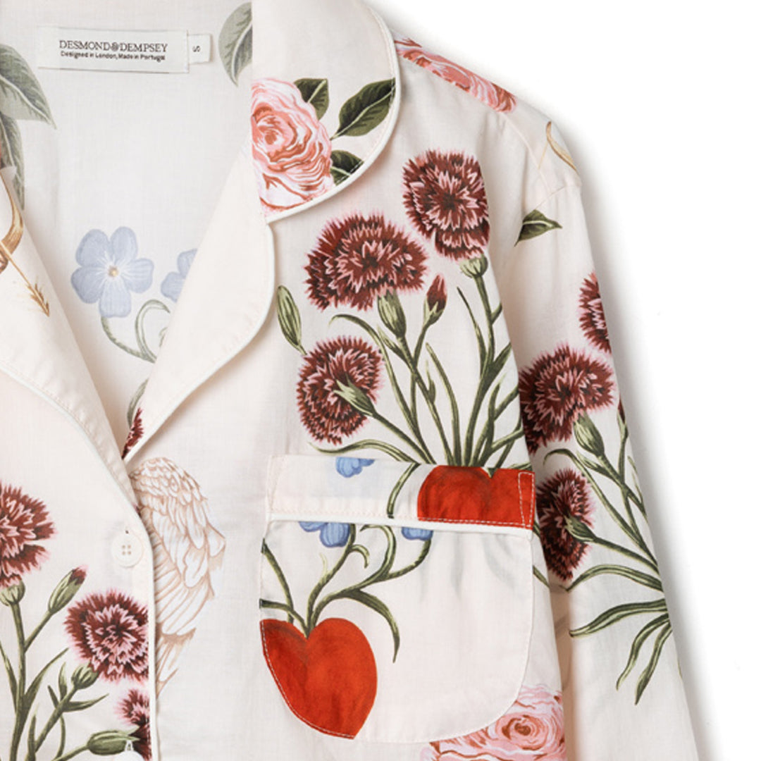 Long Pyjama Set Primavera Cream