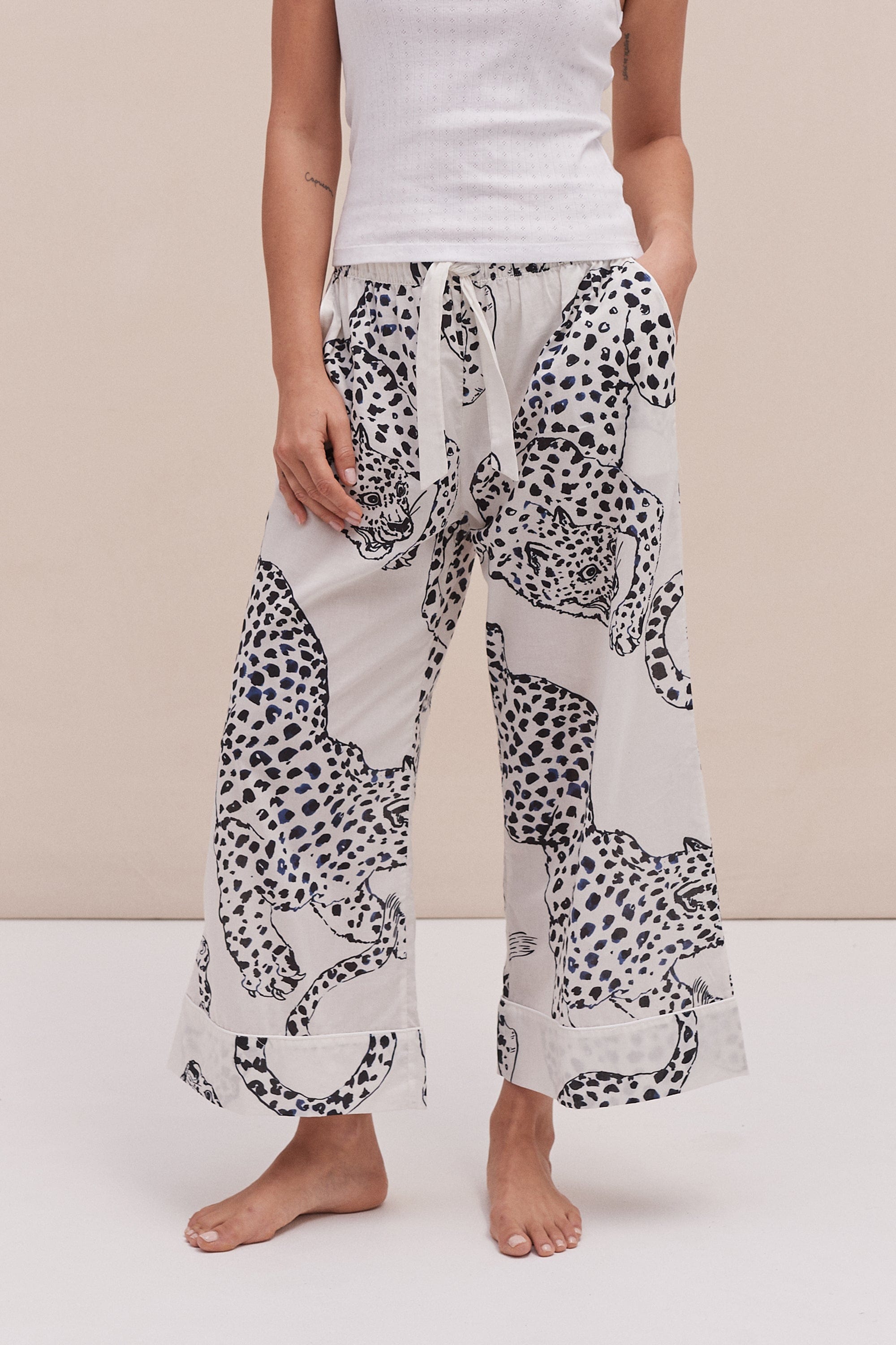 Wide Leg Pyjama Trousers Jag Print