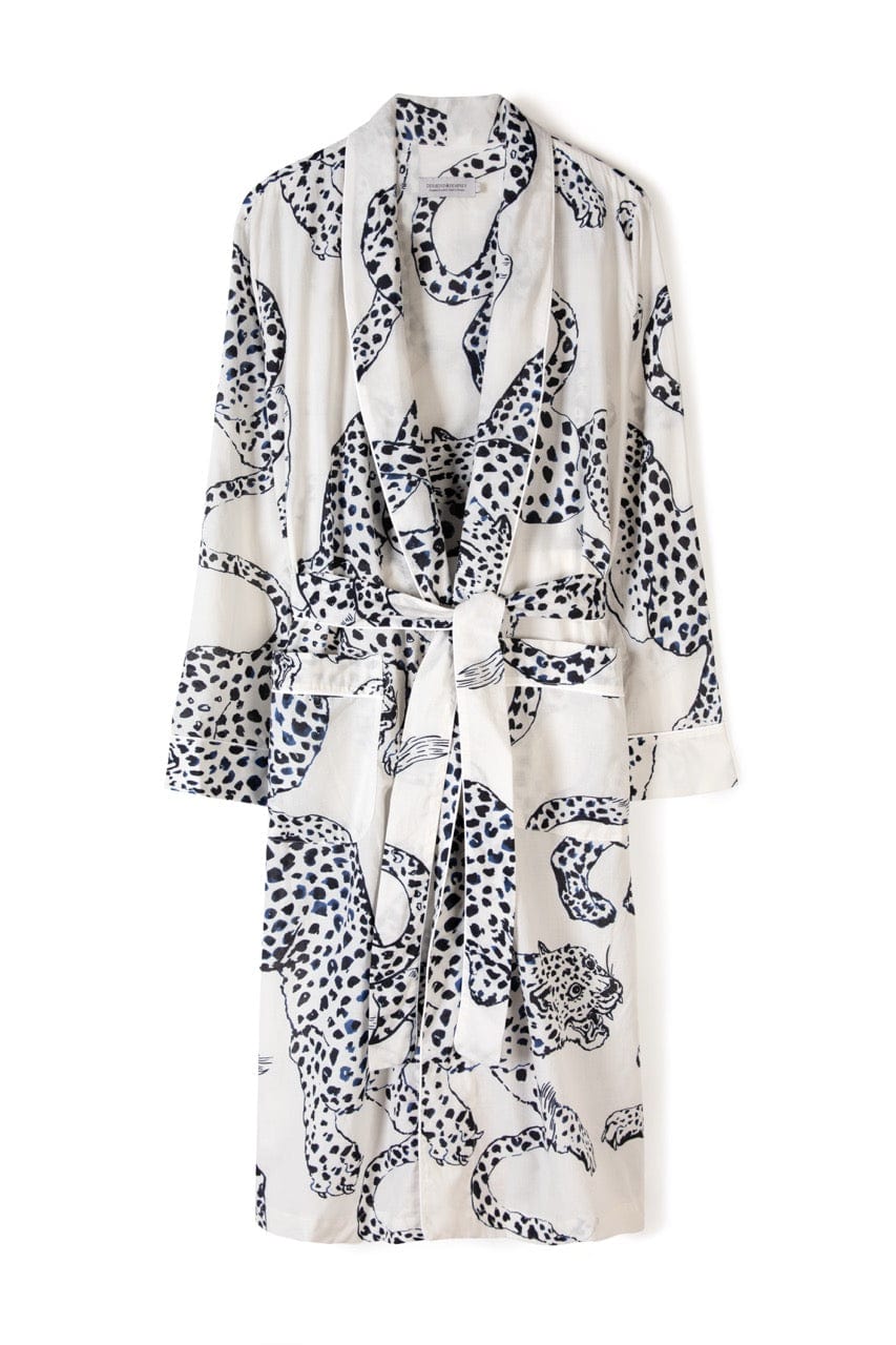 Women's Robe The Jag Print Cream