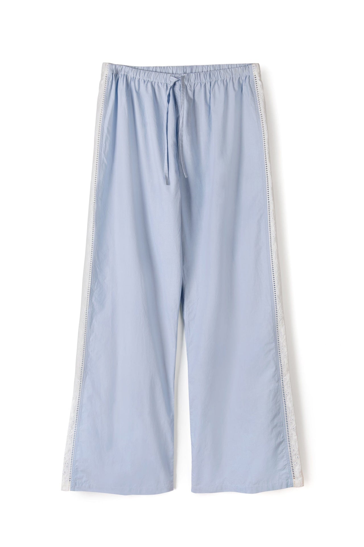 Lounge Trouser Poplin Light Blue