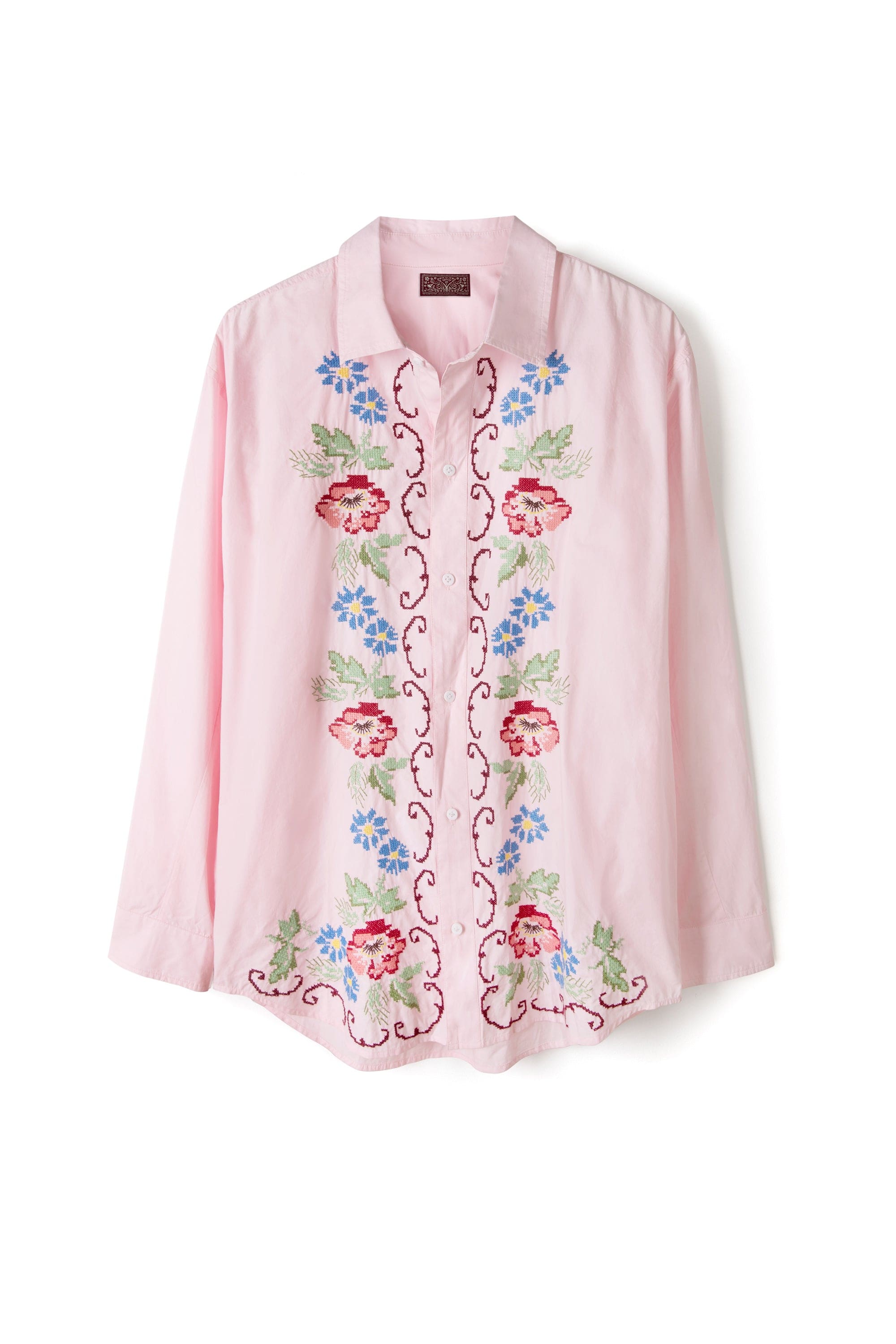 【新品未使用】Embroidery Pajamas Shirts セール】Embroidery Pajamas Shirts（シャツ/ブラウス
