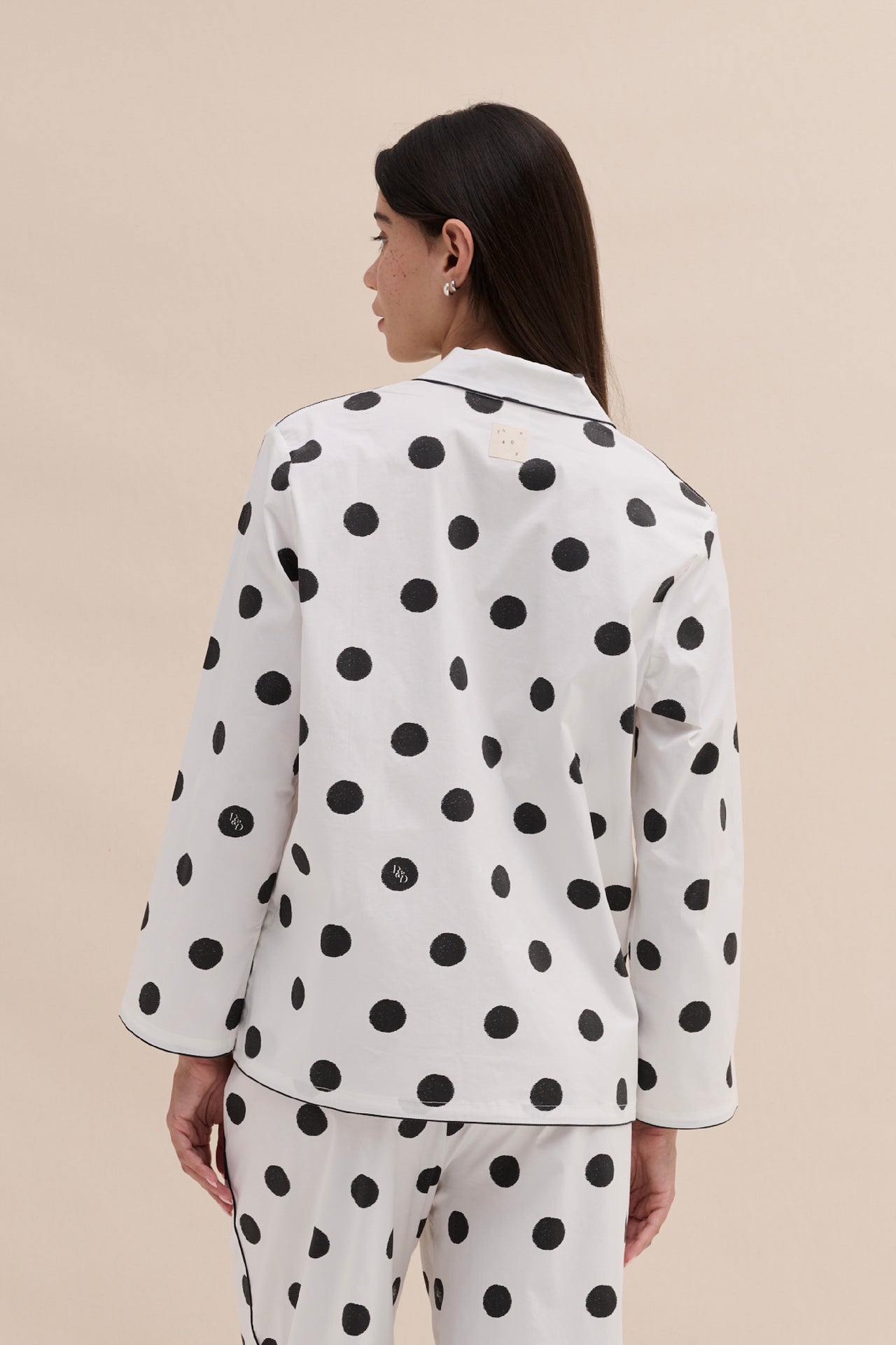 402 Shirt Dot White/Black