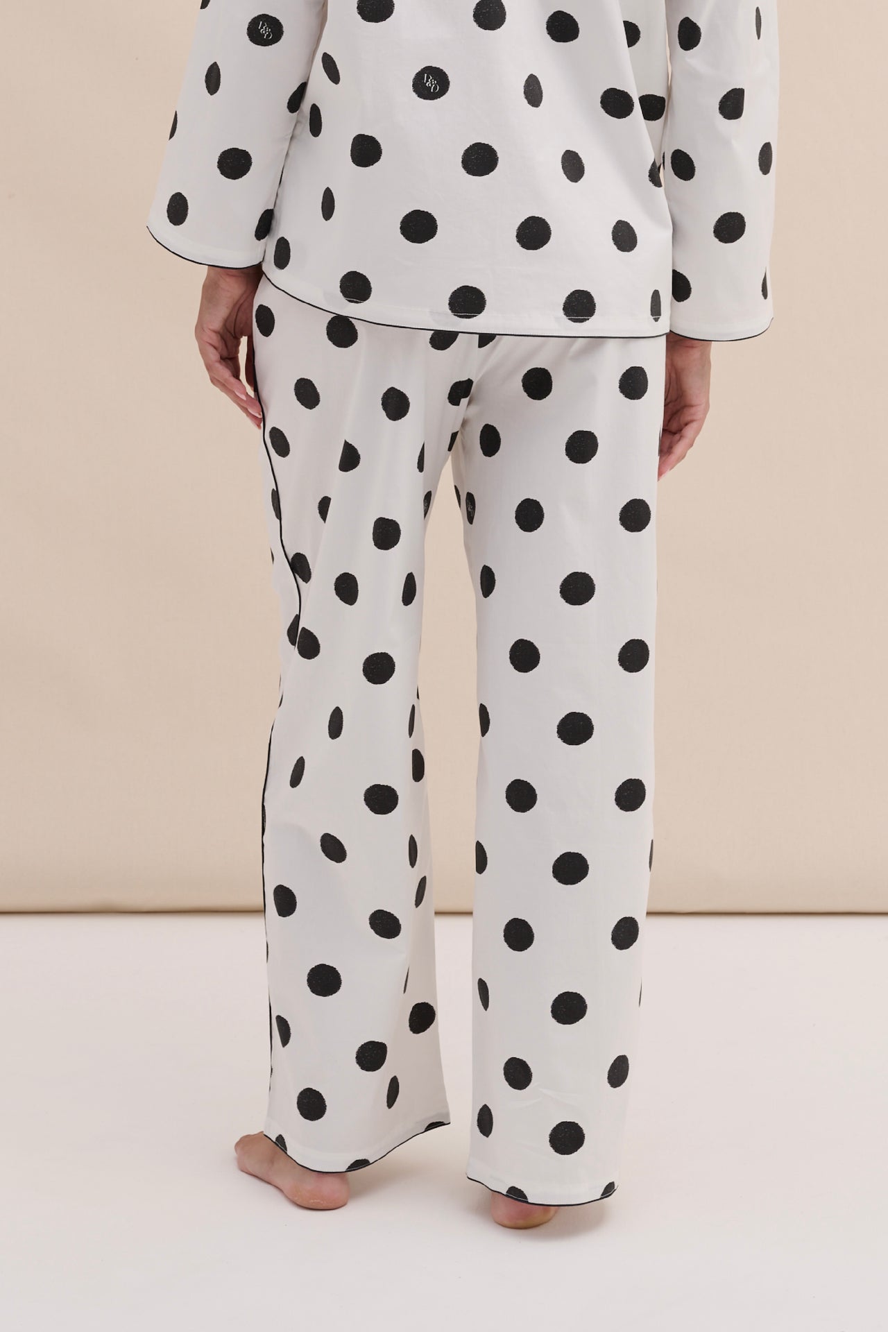 402 Trousers Dot White/Black