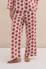 402 Trousers Helios Cream/Red