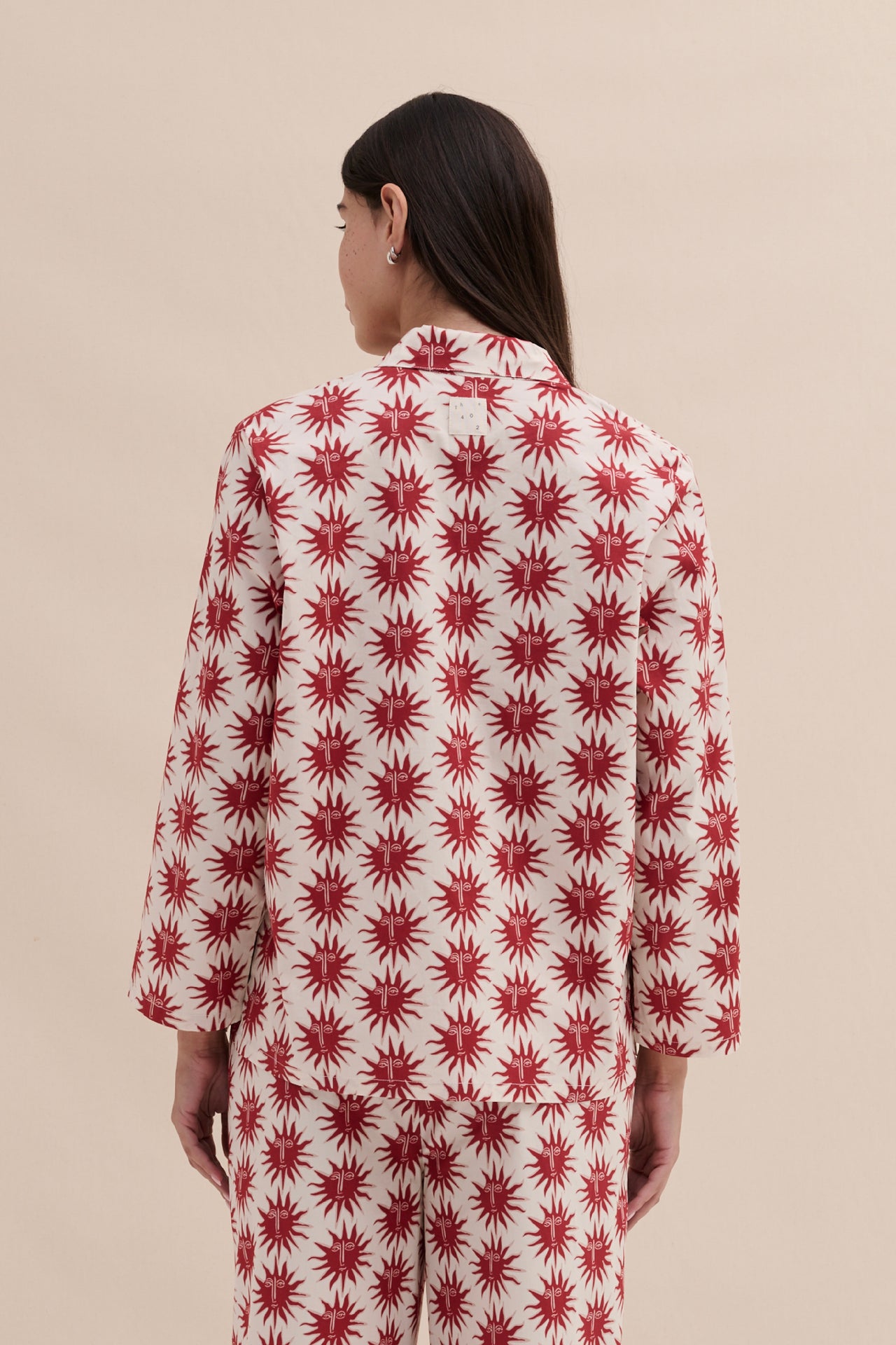 402 Shirt Helios Cream/Red