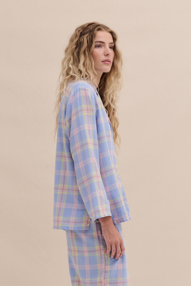 402 Shirt Lightweight Flannel Blue/Pink