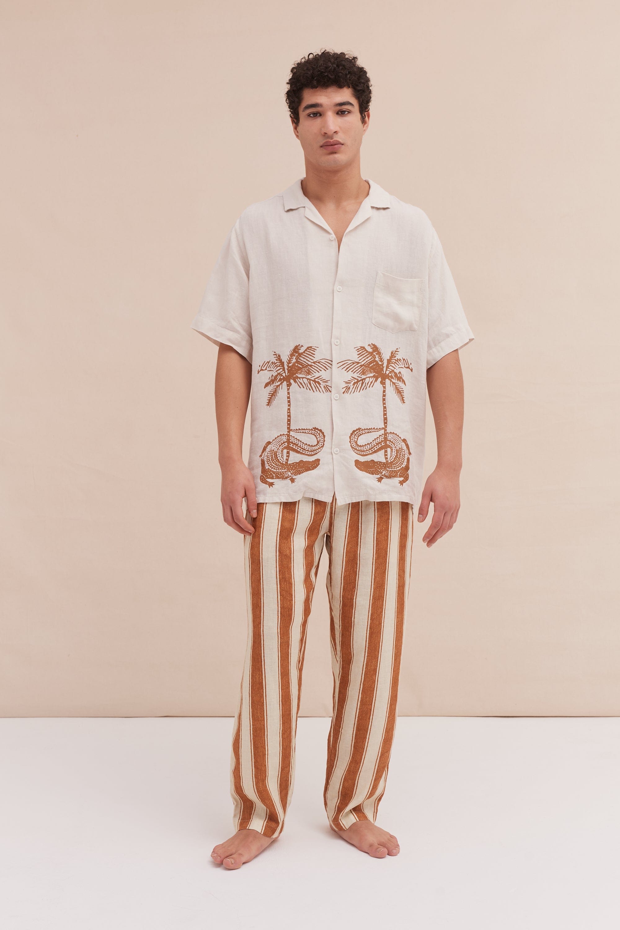 Linen pyjamas store mens