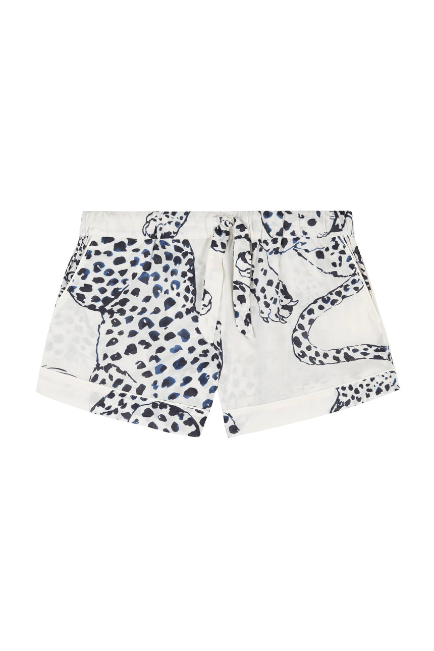Pyjama Shorts The Jag Print Cream
