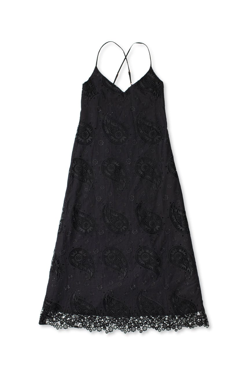 The Nightdress Broderie Anglaise Black