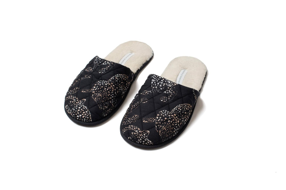 Women's Slippers Jag Print Navy