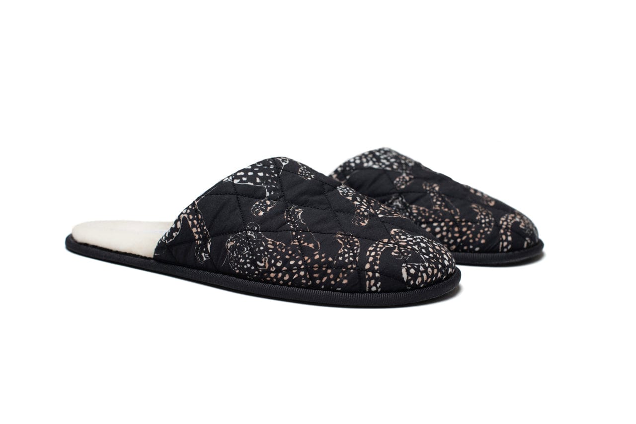 Women's Slipper Jag Print Navy