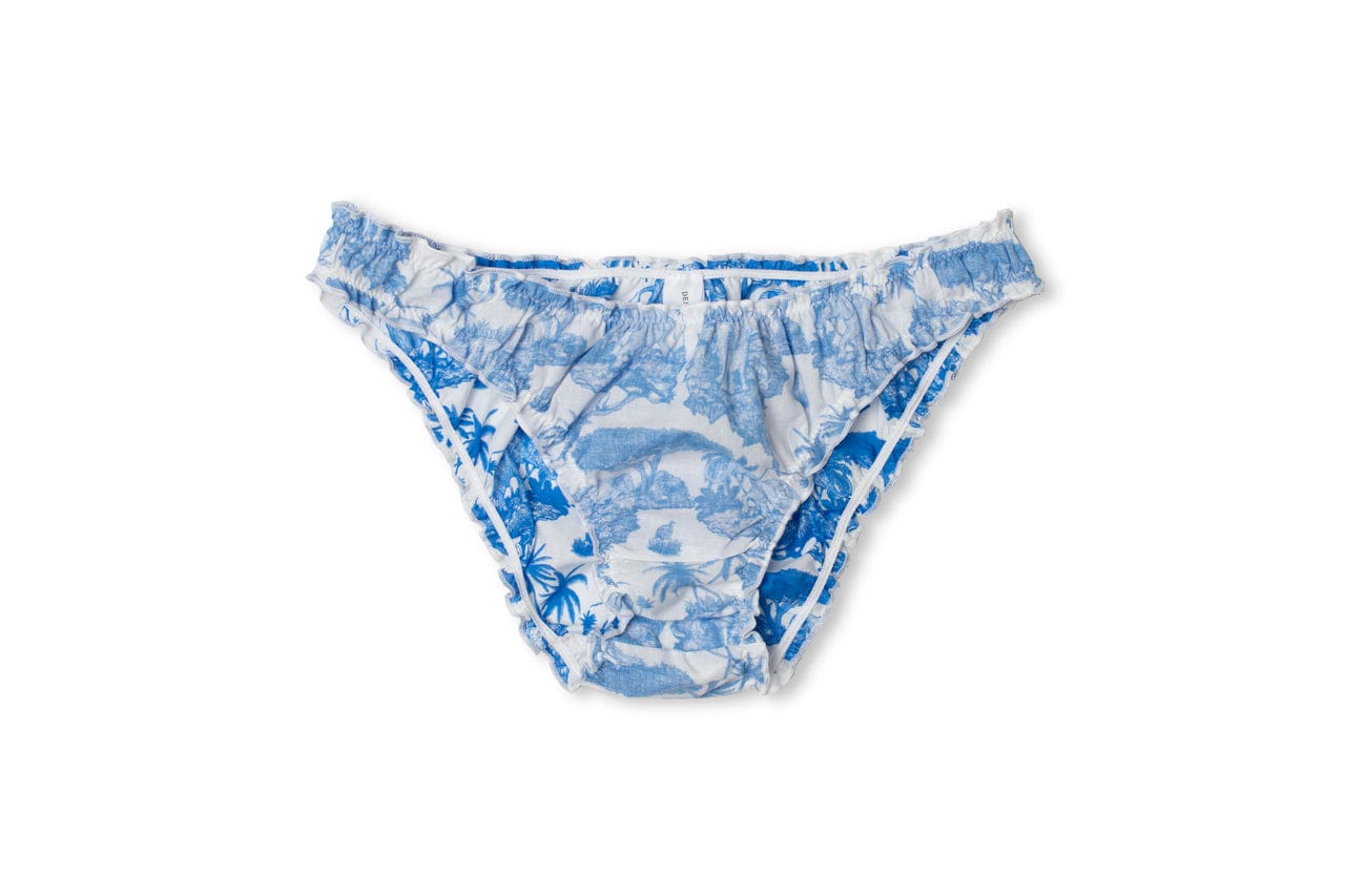 Knickers Loxodonta Print Blue