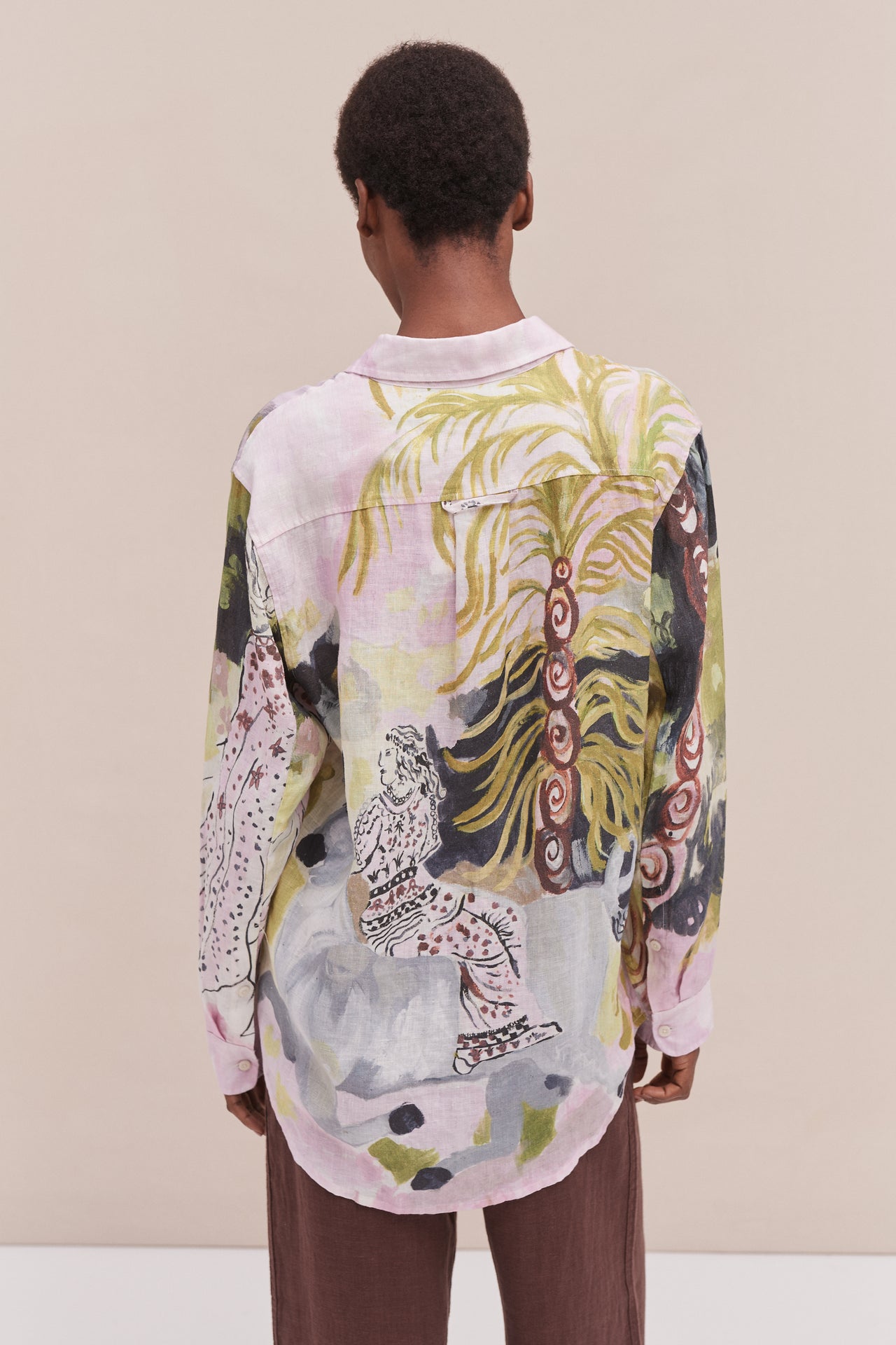 Unisex Lounge Shirt Dreamland Print Multi
