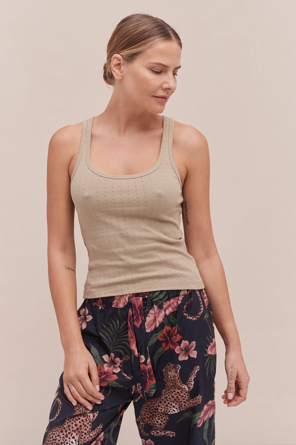 Pointelle Tank Top