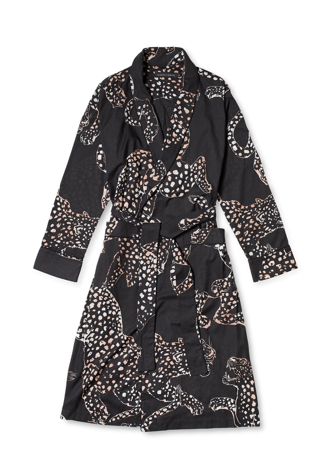 Women's Robe The Jag Print Navy