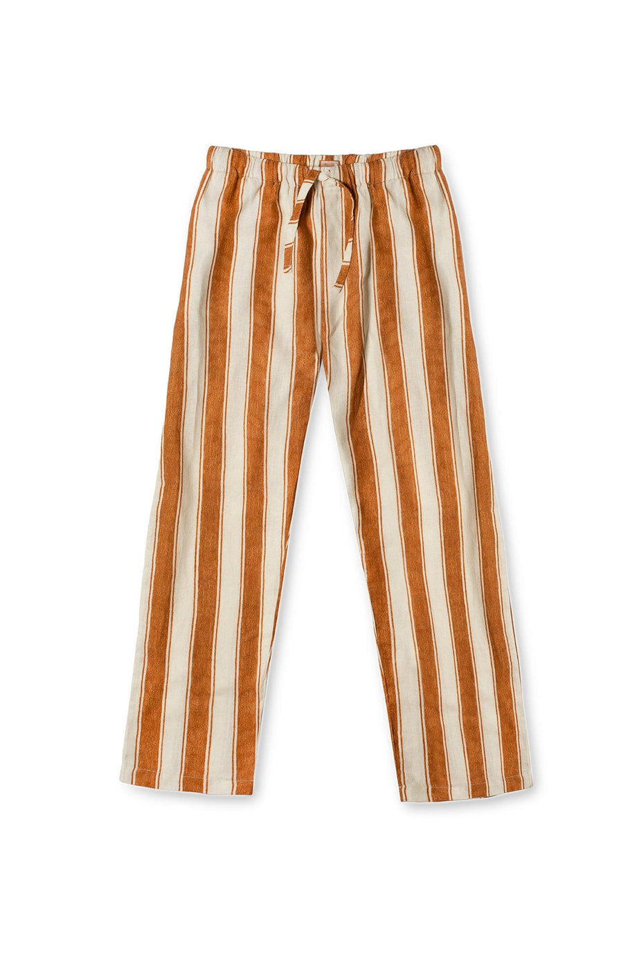 Pocket Pyjama Set Trousers Feluka Linen Bronze