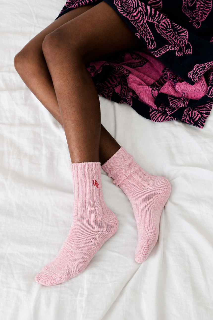 Womens Really Warm Socks Light Pink